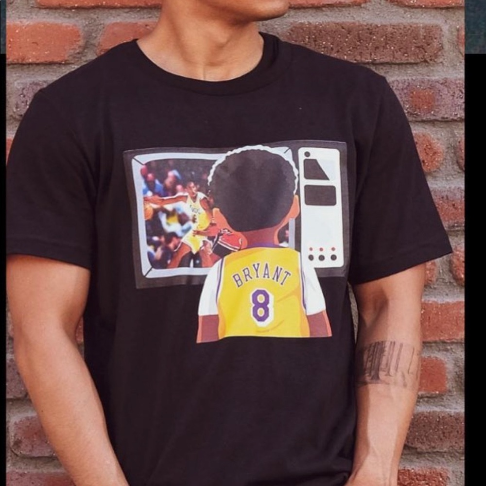 NEW Kobe Men’s Black Custom T-Shirt